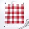 Buffalo Plaid Red White Check Tartan Picnic Custom Printed Fabric by Spoonflower Various Fabrics by the Yard or Fat Quarter